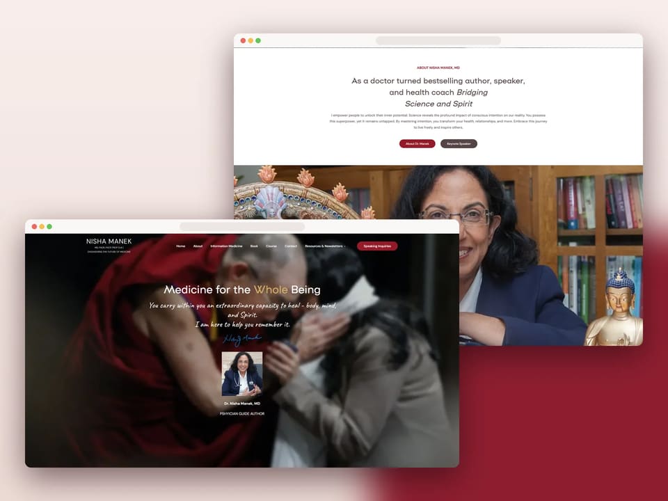 Dr. Nisha Manek, physician, author, and speaker