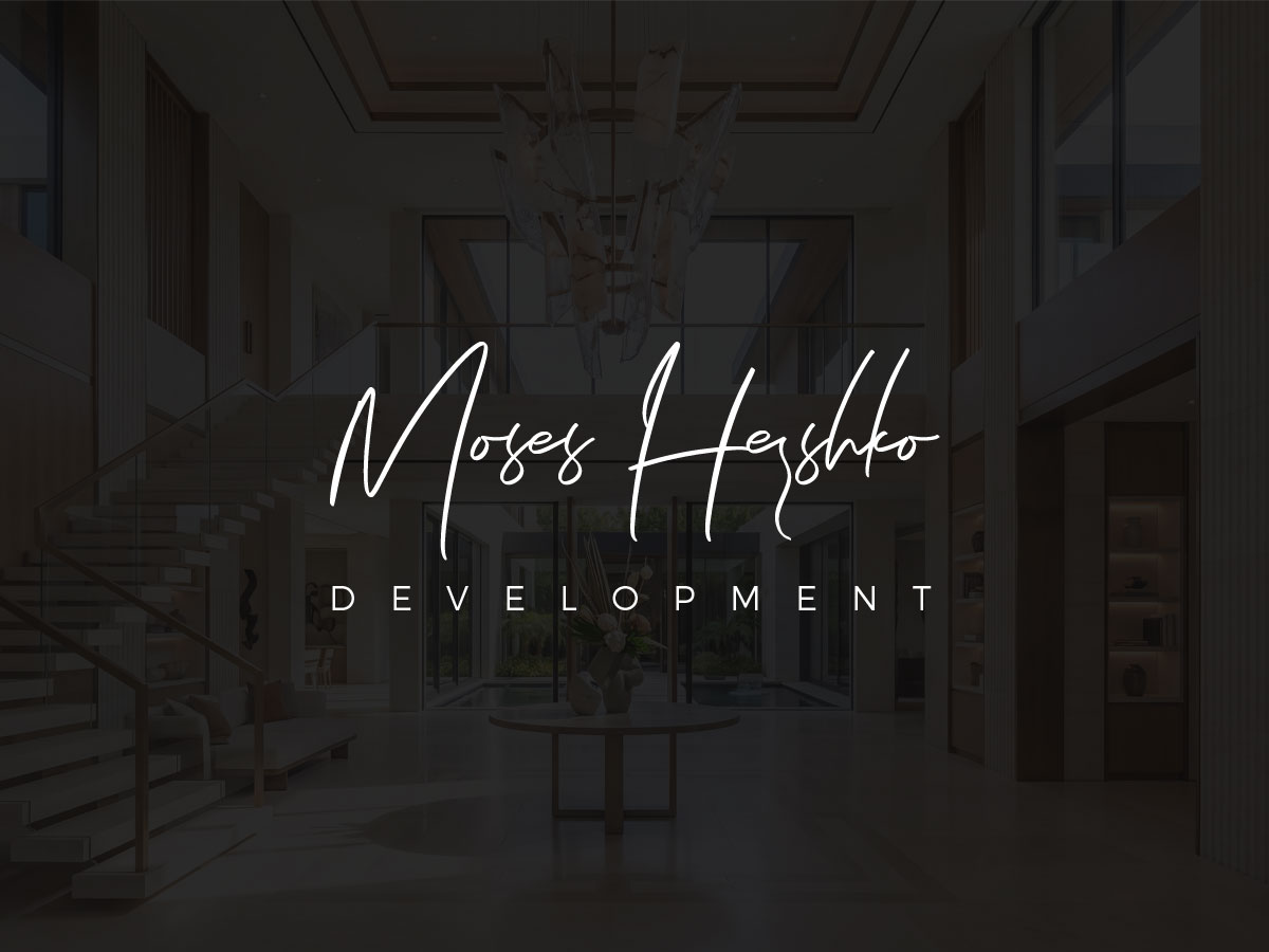 Custom home built by Moses Hershko Development
